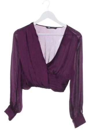 Γυναικεία μπλούζα Zara, Μέγεθος S, Χρώμα Βιολετί, Τιμή 12,99 €