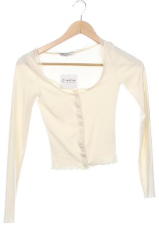 Cardigan de damă Bershka, Mărime XS, Culoare Ecru, Preț 56,99 Lei