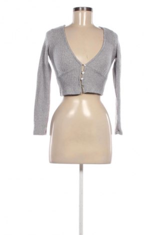 Γυναικεία ζακέτα Bershka, Μέγεθος S, Χρώμα Γκρί, Τιμή 12,99 €