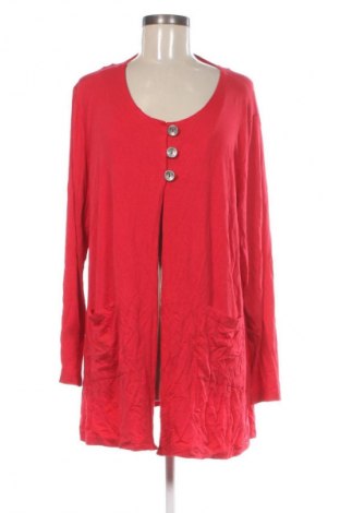 Γυναικεία ζακέτα Mia Moda, Μέγεθος XXL, Χρώμα Κόκκινο, Τιμή 16,99 €
