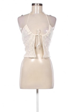 Дамска жилетка Pull&Bear, Размер S, Цвят Екрю, Цена 4,80 €