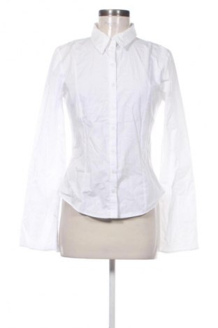 Cămașă de femei Bershka, Mărime L, Culoare Alb, Preț 91,99 Lei, #135428172