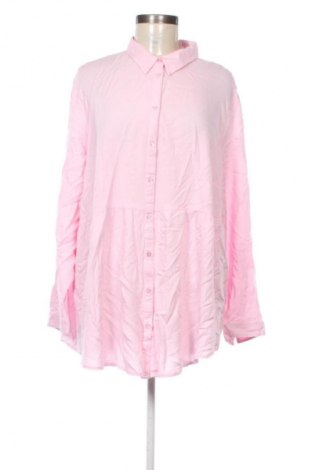 Γυναικείο πουκάμισο Bpc Bonprix Collection, Μέγεθος 3XL, Χρώμα Ρόζ , Τιμή 11,99 €