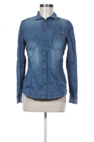 Дамска риза Edc By Esprit, Размер M, Цвят Син, Цена 21,47 €