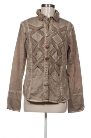 Γυναικείο πουκάμισο Elisa Cavaletti, Μέγεθος XL, Χρώμα Καφέ, Τιμή 45,99 €