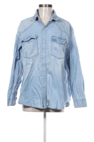 Γυναικείο πουκάμισο H&M, Μέγεθος M, Χρώμα Μπλέ, Τιμή 8,99 €