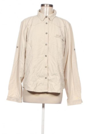 Γυναικείο πουκάμισο Jack Wolfskin, Μέγεθος XL, Χρώμα  Μπέζ, Τιμή 12,99 €