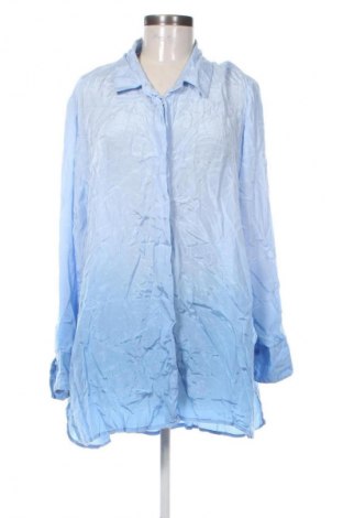 Γυναικείο πουκάμισο Kaffe, Μέγεθος XXL, Χρώμα Μπλέ, Τιμή 7,99 €