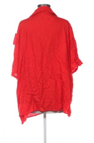 Γυναικείο πουκάμισο Kiabi, Μέγεθος 3XL, Χρώμα Κόκκινο, Τιμή 7,99 €