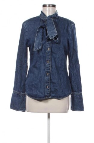 Damenbluse Mango, Größe S, Farbe Blau, Preis € 10,99