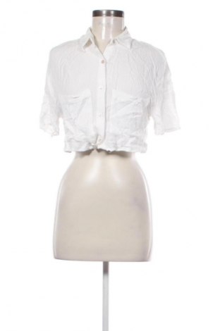Cămașă de femei Pull&Bear, Mărime M, Culoare Alb, Preț 27,99 Lei