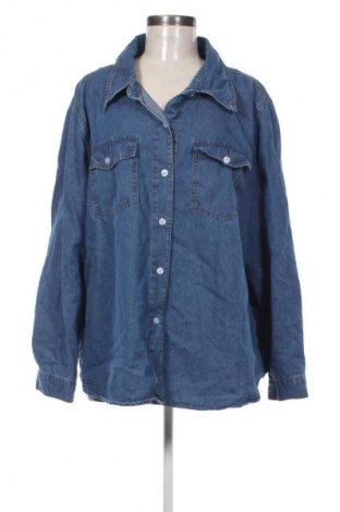 Дамска риза SHEIN, Размер 3XL, Цвят Син, Цена 17,87 €