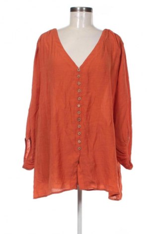 Дамска риза SHEIN, Размер 4XL, Цвят Оранжев, Цена 10,22 €