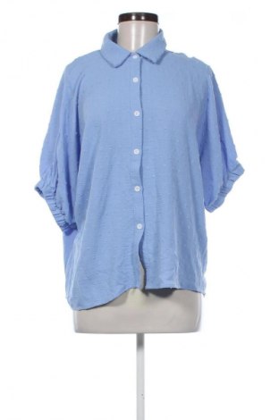 Γυναικείο πουκάμισο SHEIN, Μέγεθος L, Χρώμα Μπλέ, Τιμή 8,99 €