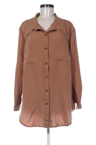 Γυναικείο πουκάμισο SHEIN, Μέγεθος XL, Χρώμα Καφέ, Τιμή 8,99 €