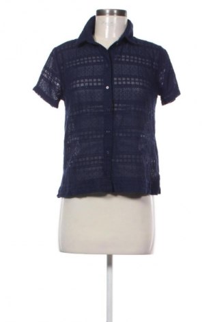 Γυναικείο πουκάμισο Stradivarius, Μέγεθος M, Χρώμα Μπλέ, Τιμή 9,99 €