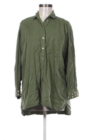 Дамска риза Zara, Размер S, Цвят Зелен, Цена 13,00 €