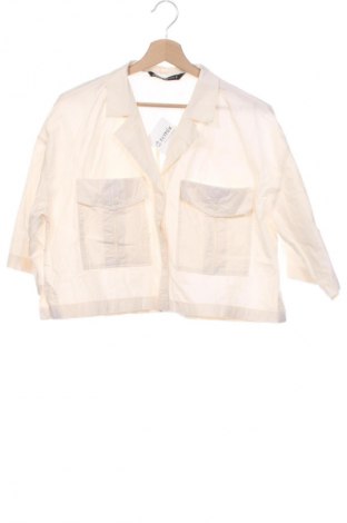 Дамска риза Zara, Размер XS, Цвят Бежов, Цена 13,00 €