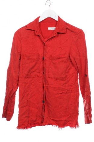 Γυναικείο πουκάμισο Zara, Μέγεθος XS, Χρώμα Κόκκινο, Τιμή 6,99 €