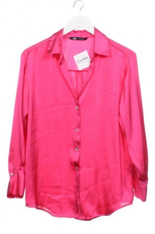 Γυναικείο πουκάμισο Zara, Μέγεθος XS, Χρώμα Ρόζ , Τιμή 13,99 €