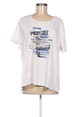Дамска тениска Brandtex, Размер 3XL, Цвят Бял, Цена 7,15 €