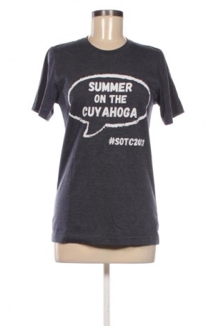 Γυναικείο t-shirt Canvas, Μέγεθος S, Χρώμα Γκρί, Τιμή 8,63 €