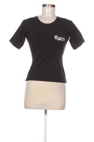 Damen T-Shirt Carlsberg, Größe S, Farbe Schwarz, Preis € 1,99