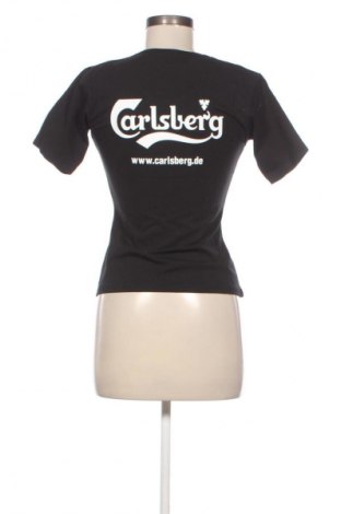 Damen T-Shirt Carlsberg, Größe S, Farbe Schwarz, Preis € 1,99