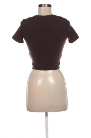 Γυναικείο t-shirt Zara, Μέγεθος XS, Χρώμα Καφέ, Τιμή 11,99 €