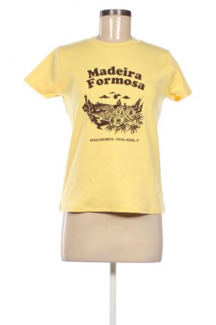 Damski T-shirt Zara, Rozmiar L, Kolor Żółty, Cena 29,99 zł