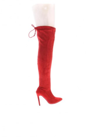 Damskie kozaki Mei Mei, Rozmiar 36, Kolor Czerwony, Cena 209,99 zł