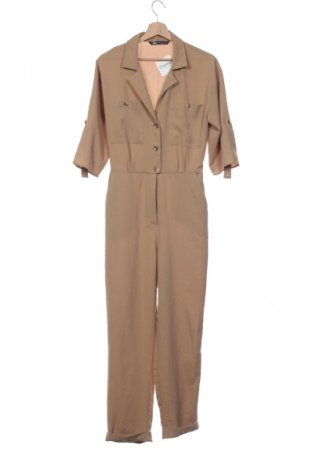 Дамски дълъг гащеризон Zara, Размер XS, Цвят Кафяв, Цена 19,42 €