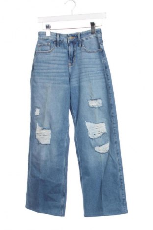 Blugi de femei Hollister, Mărime XS, Culoare Albastru, Preț 109,48 Lei