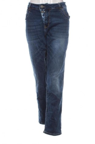 Blugi de femei KAROSTAR, Mărime 4XL, Culoare Albastru, Preț 74,99 Lei