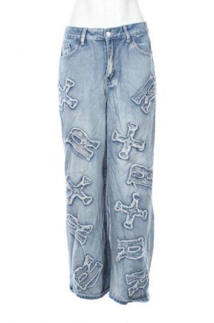 Γυναικείο Τζίν Romwe, Μέγεθος L, Χρώμα Μπλέ, Τιμή 11,99 €