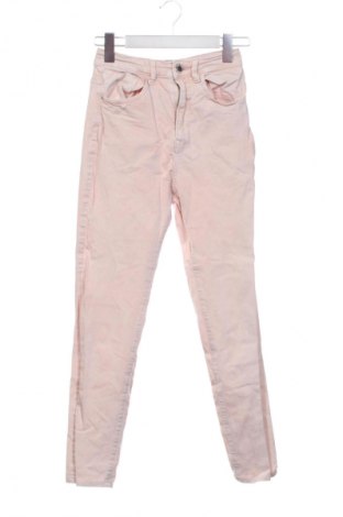 Дамски дънки Stradivarius, Размер XXS, Цвят Пепел от рози, Цена 15,33 €