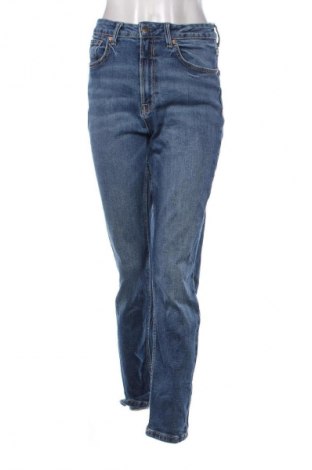 Blugi de femei Stradivarius, Mărime M, Culoare Albastru, Preț 52,13 Lei