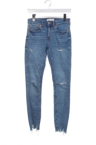 Дамски дънки Zara, Размер S, Цвят Син, Цена 21,24 €