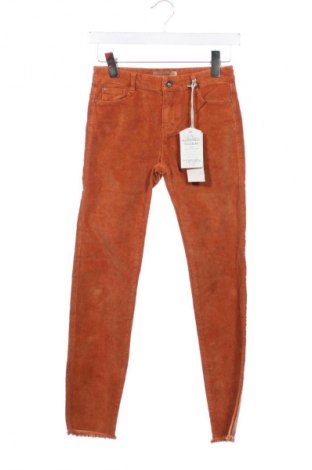 Γυναικείο κοτλέ παντελόνι Pull&Bear, Μέγεθος XS, Χρώμα Καφέ, Τιμή 15,99 €