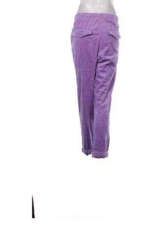 Γυναικείο κοτλέ παντελόνι Unbranded, Μέγεθος L, Χρώμα Βιολετί, Τιμή 15,99 €