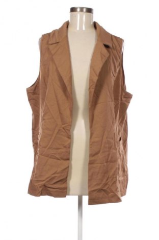 Vestă de femei SHEIN, Mărime XXL, Culoare Maro, Preț 55,99 Lei, #135531530