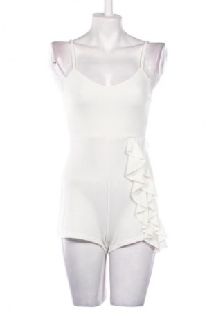 Salopetă scurtă de damă Boohoo, Mărime S, Culoare Alb, Preț 104,99 Lei