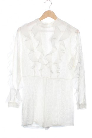 Дамски къс гащеризон Boohoo, Размер L, Цвят Бял, Цена 13,29 €