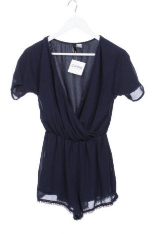 Дамски къс гащеризон H&M Divided, Размер XXS, Цвят Син, Цена 8,18 €