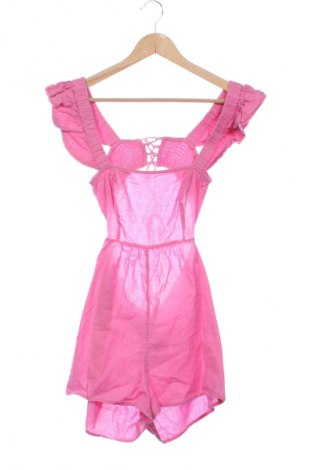 Kurzer Damenoverall New Look, Größe XXS, Farbe Rosa, Preis 13,99 €