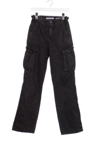 Pantaloni de femei Bershka, Mărime XXS, Culoare Negru, Preț 85,49 Lei