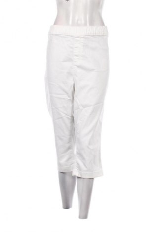 Pantaloni de femei Ms Mode, Mărime 3XL, Culoare Alb, Preț 41,99 Lei
