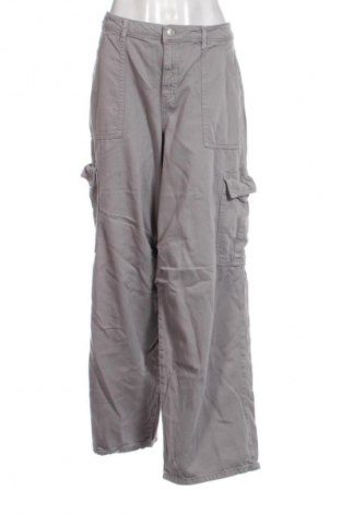 Pantaloni de femei NA-KD, Mărime L, Culoare Gri, Preț 76,99 Lei