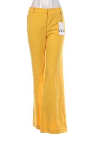 Dámske nohavice Zara, Veľkosť M, Farba Žltá, Cena  21,95 €