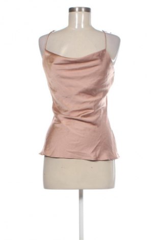 Damska koszulka na ramiączkach Golden Live, Rozmiar M, Kolor Brązowy, Cena 29,99 zł